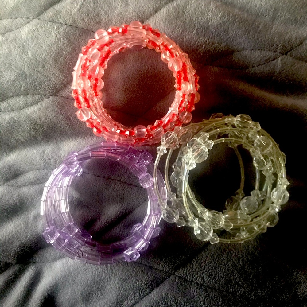 3/$20. 3 handmade adjustable beaded bracelets
